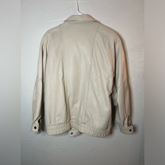 Jacqueline Ferrar Vintage Leather Bomber Jacket - Picture 5 of 5